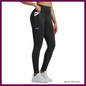 Fleece Lined Thermal Leggings High Waisted Warm Winter Running Hiking Pants